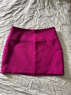 Express Magenta Mini Skirt